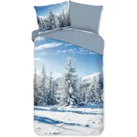 Good Morning dekbedovertrek Albert - flanel - 140x220