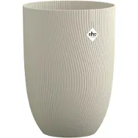 Elho Sereh Hoog 40 - Bloempot voor Binnen & Buiten - 100% Gerecycled Plastic - Ø 39 x H 53.4 cm - Paddenstoel beige