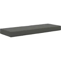 vidaXL Buitenstoel Kussen 100% Polyester Antraciet 115 x 40 x 8 cm