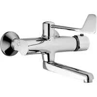 Hansa Tempra wastafelkraan wand uitl 270mm draaib. chroom, chroom