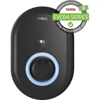 Vestel - EVC04-AC22SW - Home smart Laadstation voor elektrische auto - Zwart
