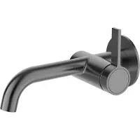 Saniclear Manchester inbouw wastafelkraan 1-gats gun metal PVD