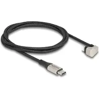 DeLOCK 80025 Lightning-kabel 1 m Zwart, Zilver