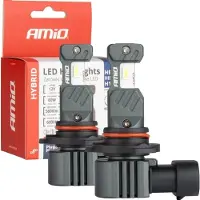 Amio LED-koplampen, HYBRID-serie, HB3, HIR1, H10, 6000K, Canbus, 60W, -04117