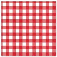 Papstar Servietten "Vichy Karo"