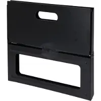 Basics Opvouwbare, draagbare barbecue voor houtskool, in de vorm van een X, afmetingen 45 x 30 x 35 cm, gemaakt van ijzer