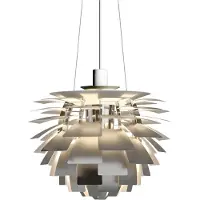 Louis Poulsen PH Artichoke Hanglamp - Ø 48 cm Stainless Steel | LED 3000-1800K D2W 41W | Phase dimming (mains dimm)