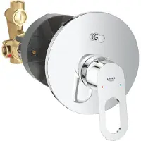 GROHE BauLoop - Afdekset voor badkraan, chroom 29081000