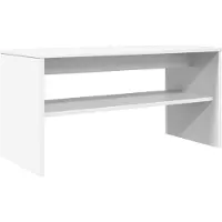 vidaXL TV Kast 80 x 35 x 40 cm Wit Bewerkt hout