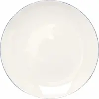 Vt wonen Bord vtwonen Plate White-Blue Line 23 cm (Set van 6)