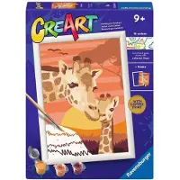Ravensburger – CreArt: Giraffen – Schilderen op Nummer