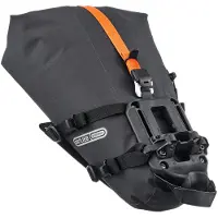 Ortlieb - Fietstassen - Seat-Pack QR Seat-Lock 7,5L Black Matt voor Unisex van Nylon - Zwart