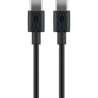 Goobay USB-C kabel | USB2.0 | PD 60W | zwart | 2 meter
