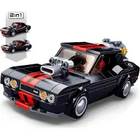 Sluban ModelBricks Straatracer auto bouwspeelgoed – Constructiespeelgoed – bouwset met 328 bouwstenen – M38‑B1085 – vanaf 8 jaar