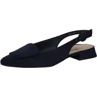 Paul green Ballerina met riempjes nachtblauw