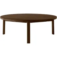 Audo Copenhagen Passage salontafel Donkergebeitst eiken,Ø90 cm