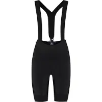 Rogelli Detach II Fietsbroek Dames - Met Zeem en Bretels - Wielrenbroek - Zwart - Maat M