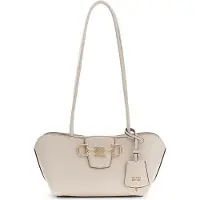 GUESS schoudertas Janie Shoulder Satchel Bag Stone crème