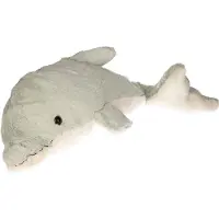 Inware Pluche mega dolfijn knuffel lichtgroen 78 cm