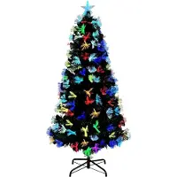 vidaXL Kunstkerstboom Groen 150 cm PVC