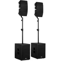 VONYX VX922 PA systeem - 2.2 Systeem met line array speakers en 12