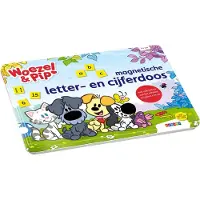 Maxima Woezel & Pip - magnetische letter en cijferdoos