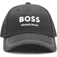BOSS Pet met vijf panelen en logodetails voor ruitersport