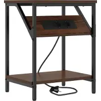 vidaXL Nachtkastje 2 st Bruin Eiken 38 x 30 x 48 cm Bewerkt hout