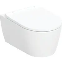 Geberit ONE pack Wandcloset - diepspoel - turboflush - 37x54cm - closetzitting - Designafdekking wit - KeraTect - wit glans