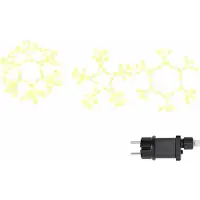 vidaXL Kerst Sneeuwvlok 252 LED's Warmwit 44,5 x 38 cm PVC