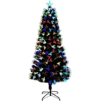 vidaXL Kunstkerstboom Groen 210 cm PVC