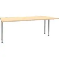 Schäfer Shop bureau MODENA FLEX, breedte 1800 mm, aan beide zijden ingekort, ahorn