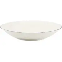 Vt wonen Bord vtwonen Pasta Plate White-Blue Line 25,5 cm (Set van 6)
