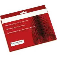 Ideal Office Smeervellen voor papierversnipperaars met cross-cut snijmessen, 18 vellen