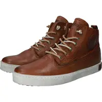 Blackstone Sneakers hoog roestbruin