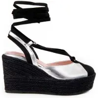 Montevita Espadrilles Met Een Sleehak Balenci6 Zilver