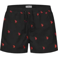 U.s. polo assn. Zwemshorts vuurrood / zwart