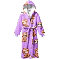 Mr. GUGU & Miss GO "Lazy Sloth" Sherpa badjas