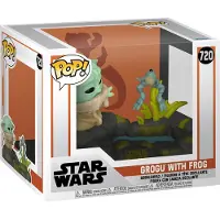 Funko POP! Pop Deluxe Star Wars: The Mandalorian - Grogu With Frog Pop #720