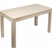 Wohnling Eettafel mangohout wit 120x60 cm