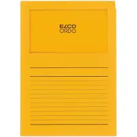 Elco Ordo Cassico - L-map met venster A4 100 stuks - 220 x 310 mm Goudgeel - EO-29489-42