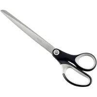 Leitz Titanium 5418 schaar, ergonomische handgreep, voor links-/rechtshandigen, L 260 mm, staal/kunststof met titaniumcoating, zwart