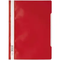 Durable snelhechtmap met snelhechter, A4, polypropeen, 50 st., rood