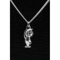 MOOYE ® - Collectie Zilveren Esso mannetje ketting hanger