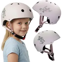 Sarcia.eu DISNEY Bambi Veilige, beige fietshelm voor kinderen, sportief, lichtgewicht, verstelbaar 52-56 cm
