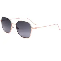 Safilo Zonnebril - - LINEA/T 11/S - Gouden titanium - Groene glazen - Rond 53/18/140