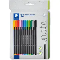 Staedtler triplus 334 C12 Fineliner 12 stuk(s)