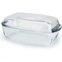 Pyrex Essentials Ovenschaal met Deksel 7L - Borosilicaatglas