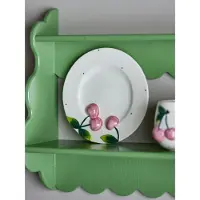 Bloomingville Berrie borden roze set van 6 stuks