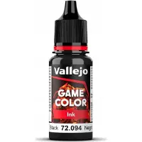 Vallejo Hobbyverf Acrylverf - 72094 Game Color - Black Ink - Acryl - Verf flesje - 18 ml